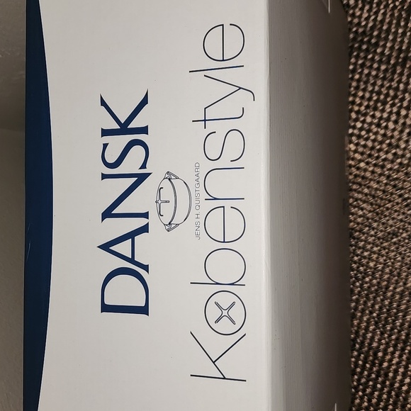 Dansk Red Kobenstyle Chili Red Enamel Pot W/ Trivet Lid NIB Lenox 2 Qt Vintage - Picture 9 of 14